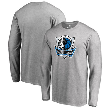 Chemise longue grise des Dallas Mavericks