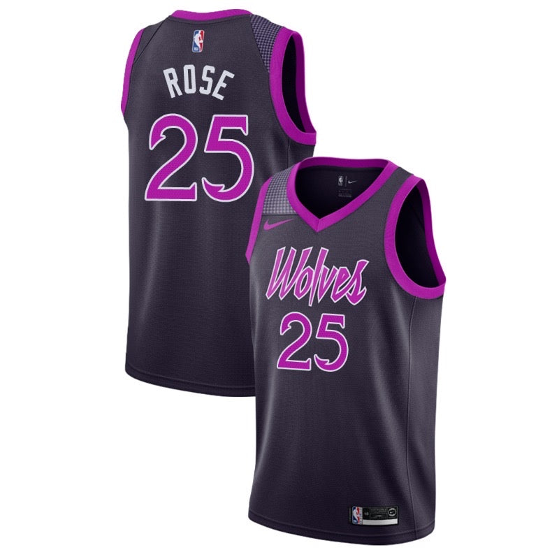 Maillot Wolves noir/violet 25 roses