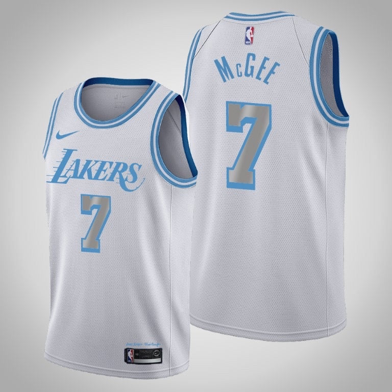 Maillot Lakers blanc/bleu 7 mcgee