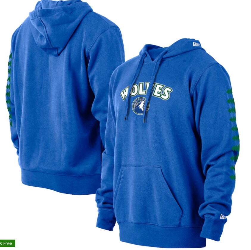 Minnesota timberwolves blue hoodie