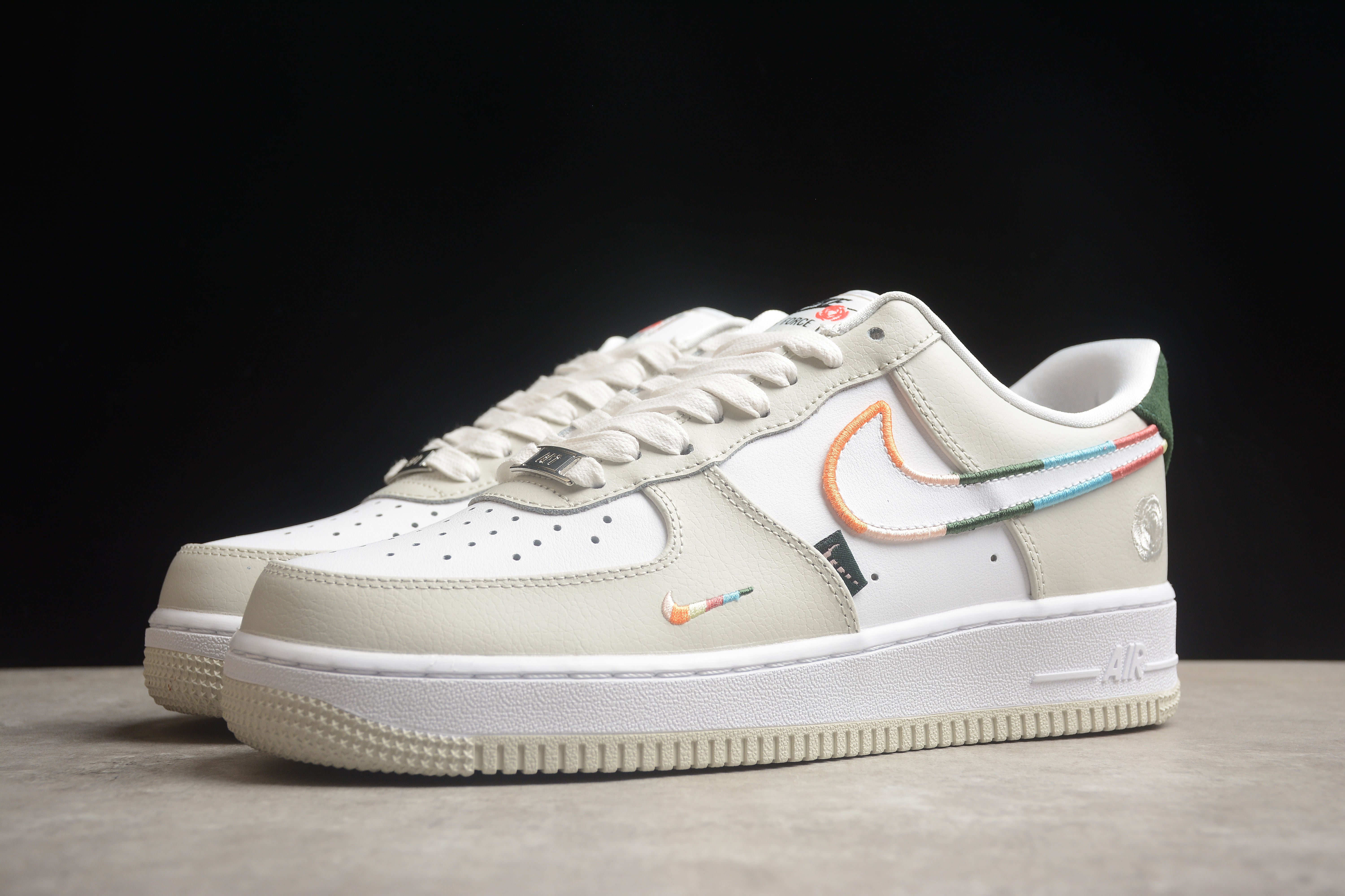 Nike airforce A1 beige shoes
