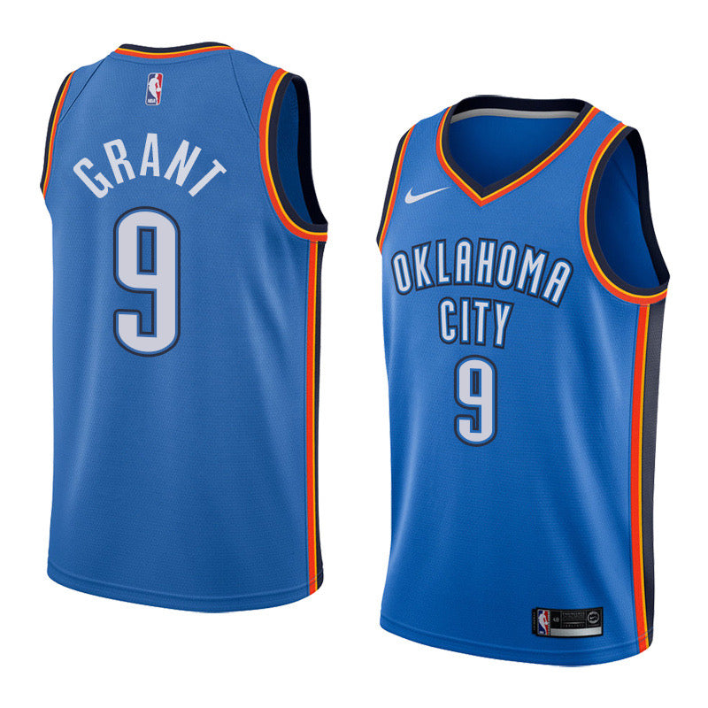 Maillot Grant 9 bleu d'Oklahoma City