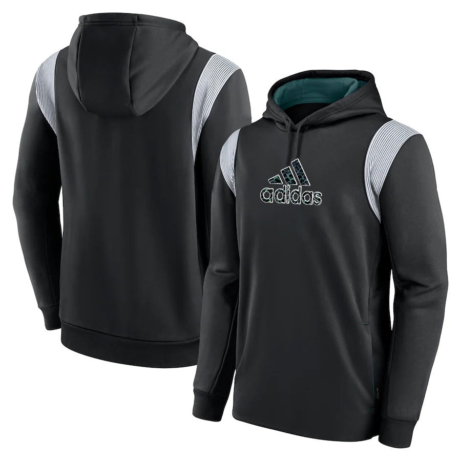 Adidas black-green hoodie