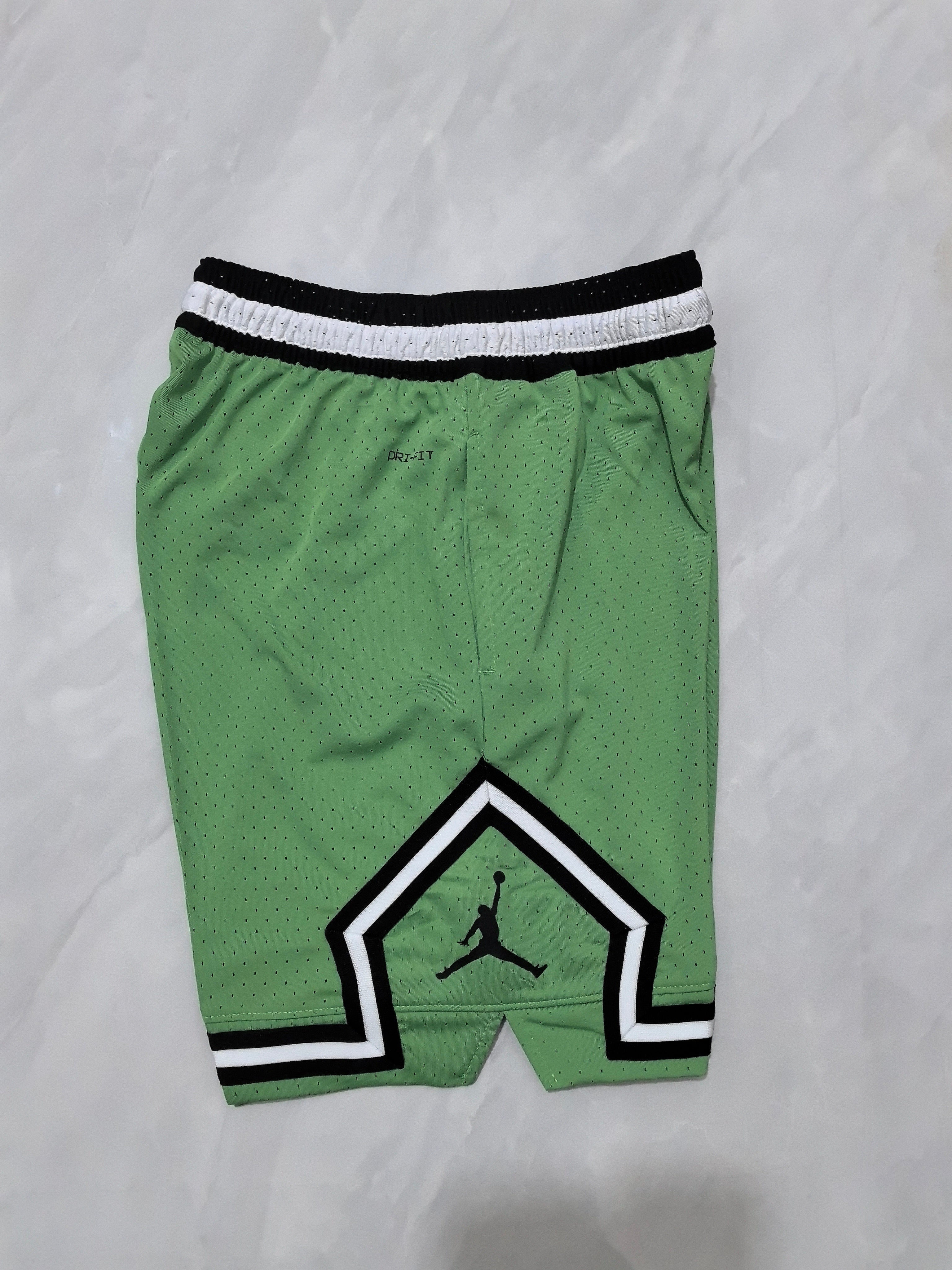 Jordan A-10 Green Basketball Shorts
