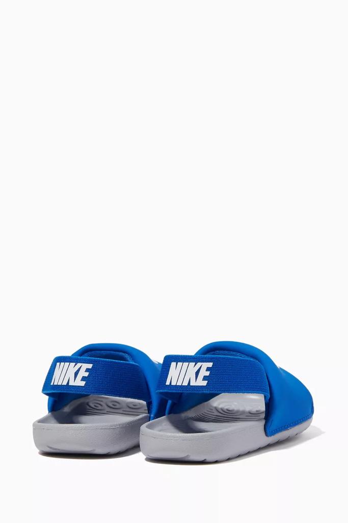 Nike kawa slide gris et bleu