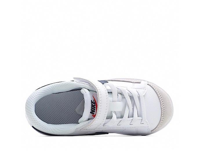 Nike Blazer Low 77 Blanc Minuit Marine Chaussures