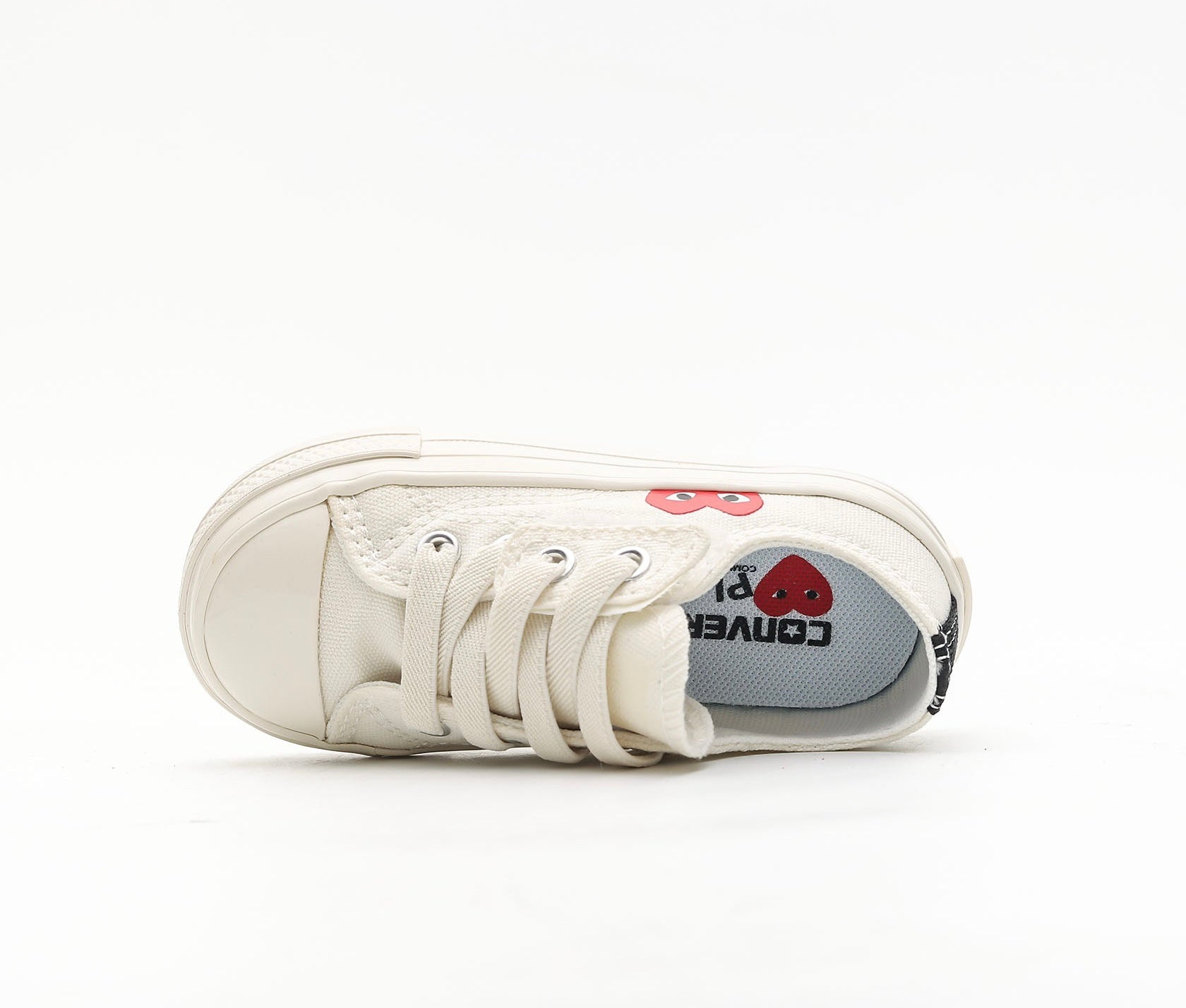 Converse coeur chaussures blanches