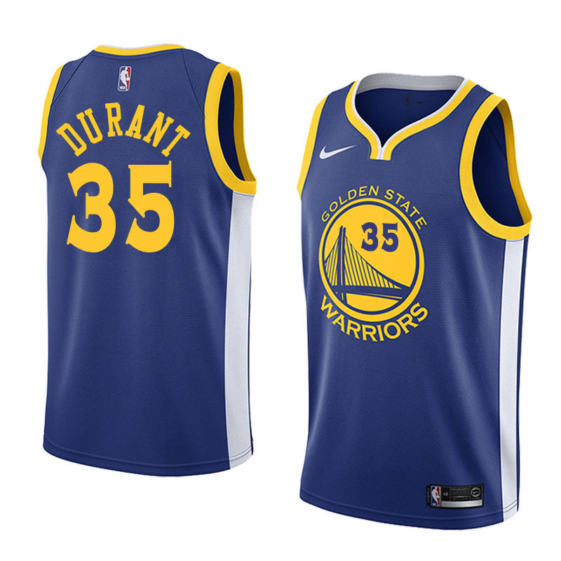 Golden State warriors dark blue 35 durant  jersey