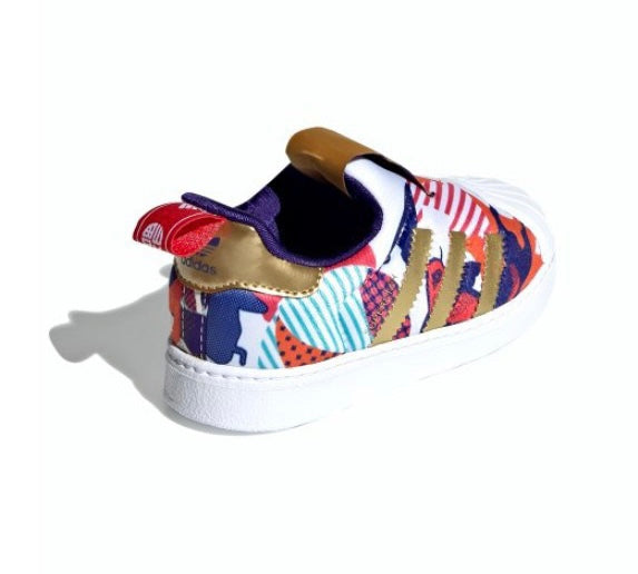 Adidas original superstar bleu noir rouge