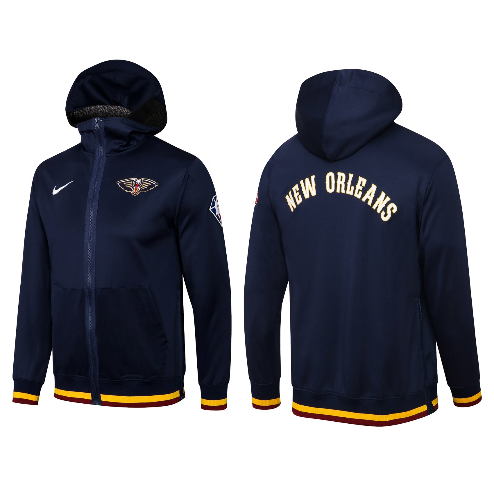New orleans navy blue/yellow jacket