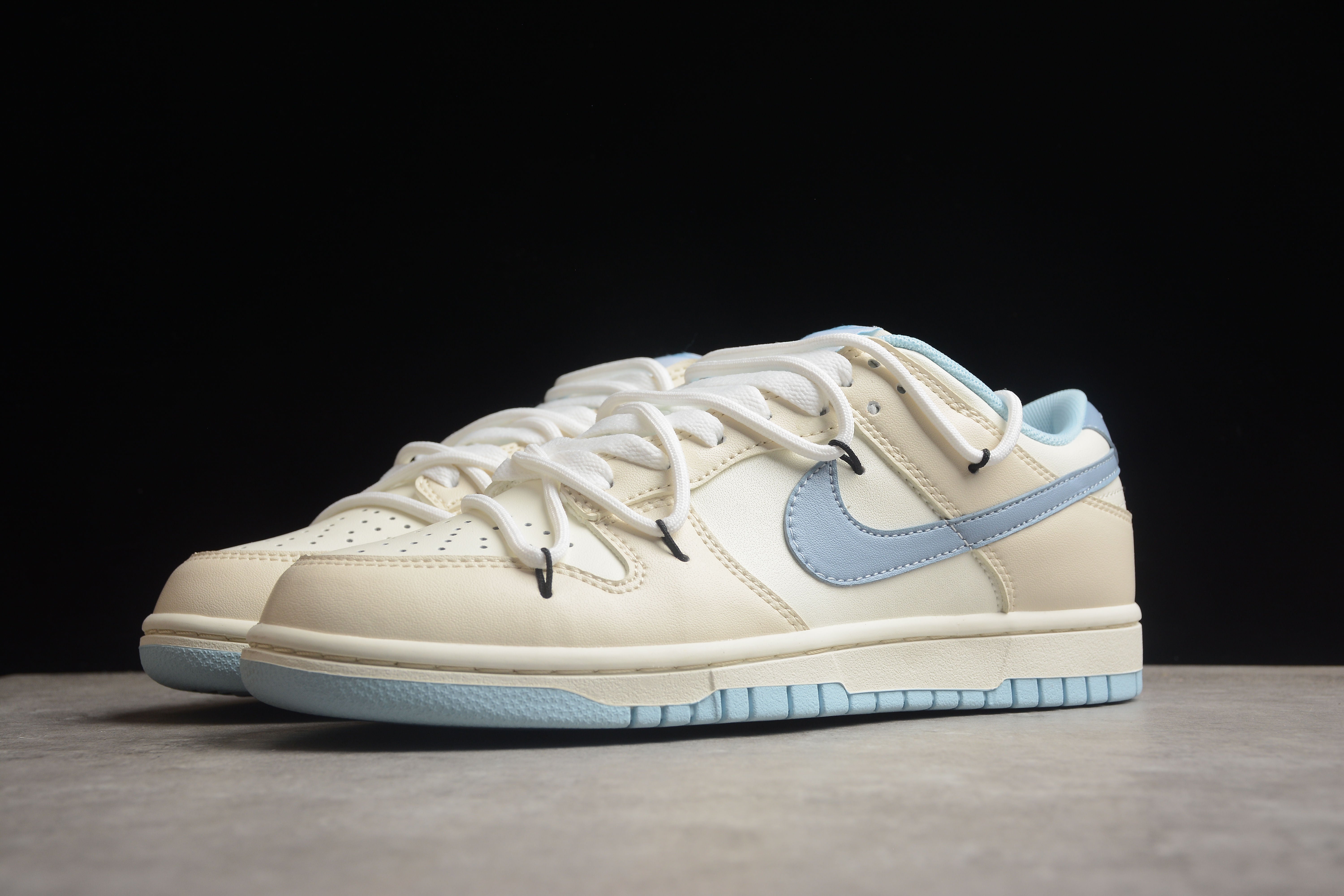 Nike SB dunk low chaussures de lait au sel de mer