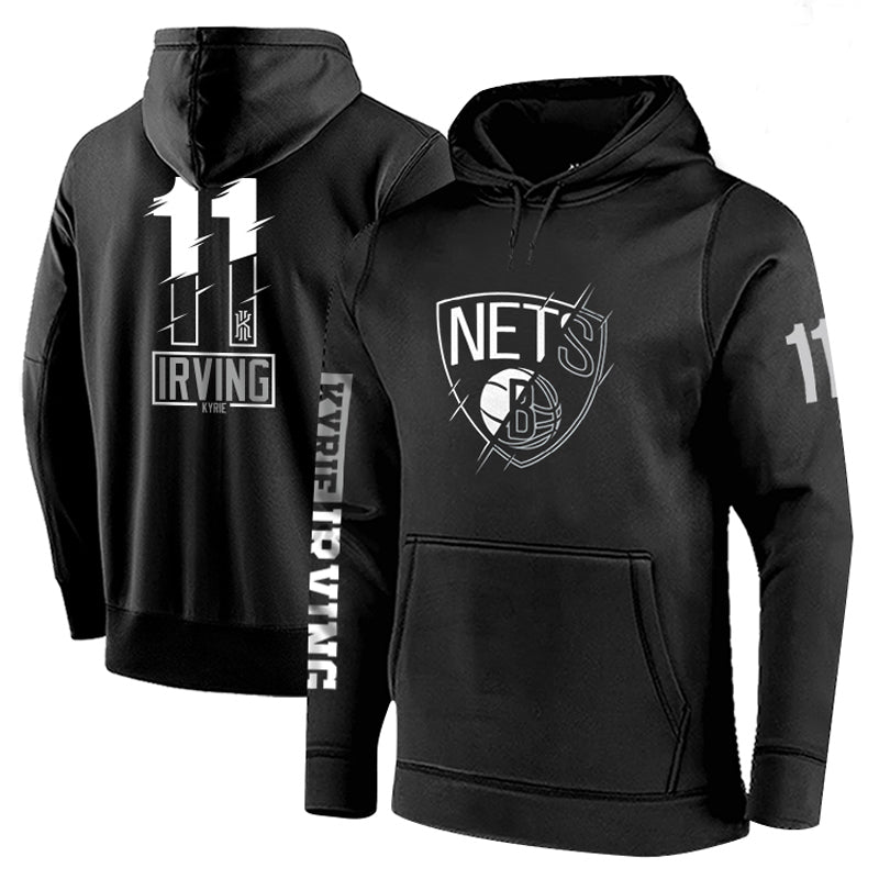 Brooklyn nets black 11 irving hoodie