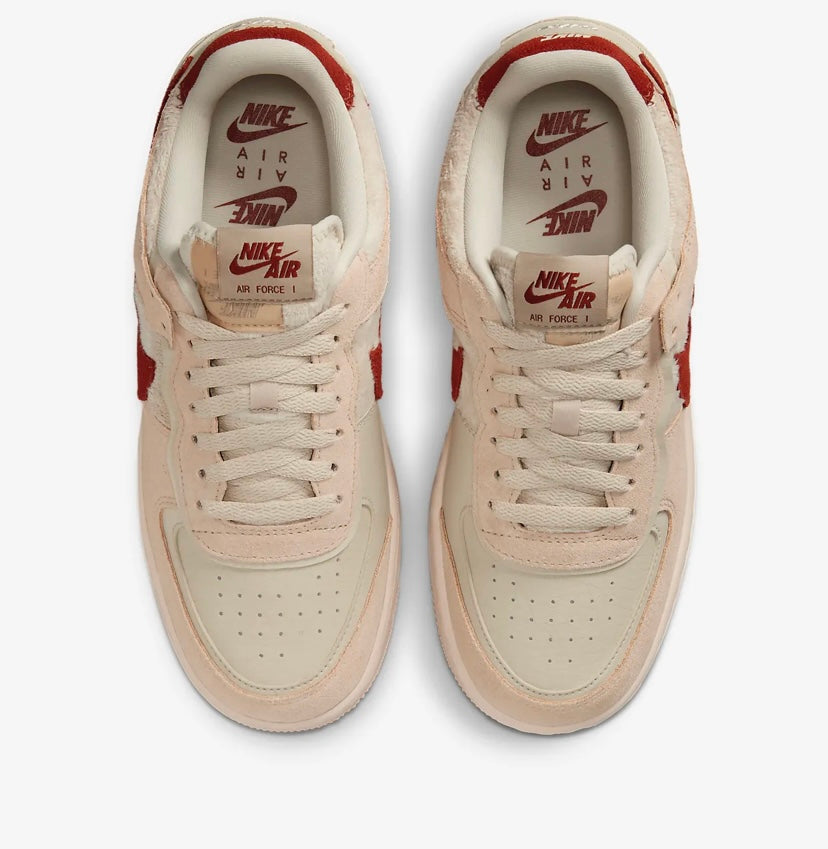 Nike airforce A1 double chaussures beiges