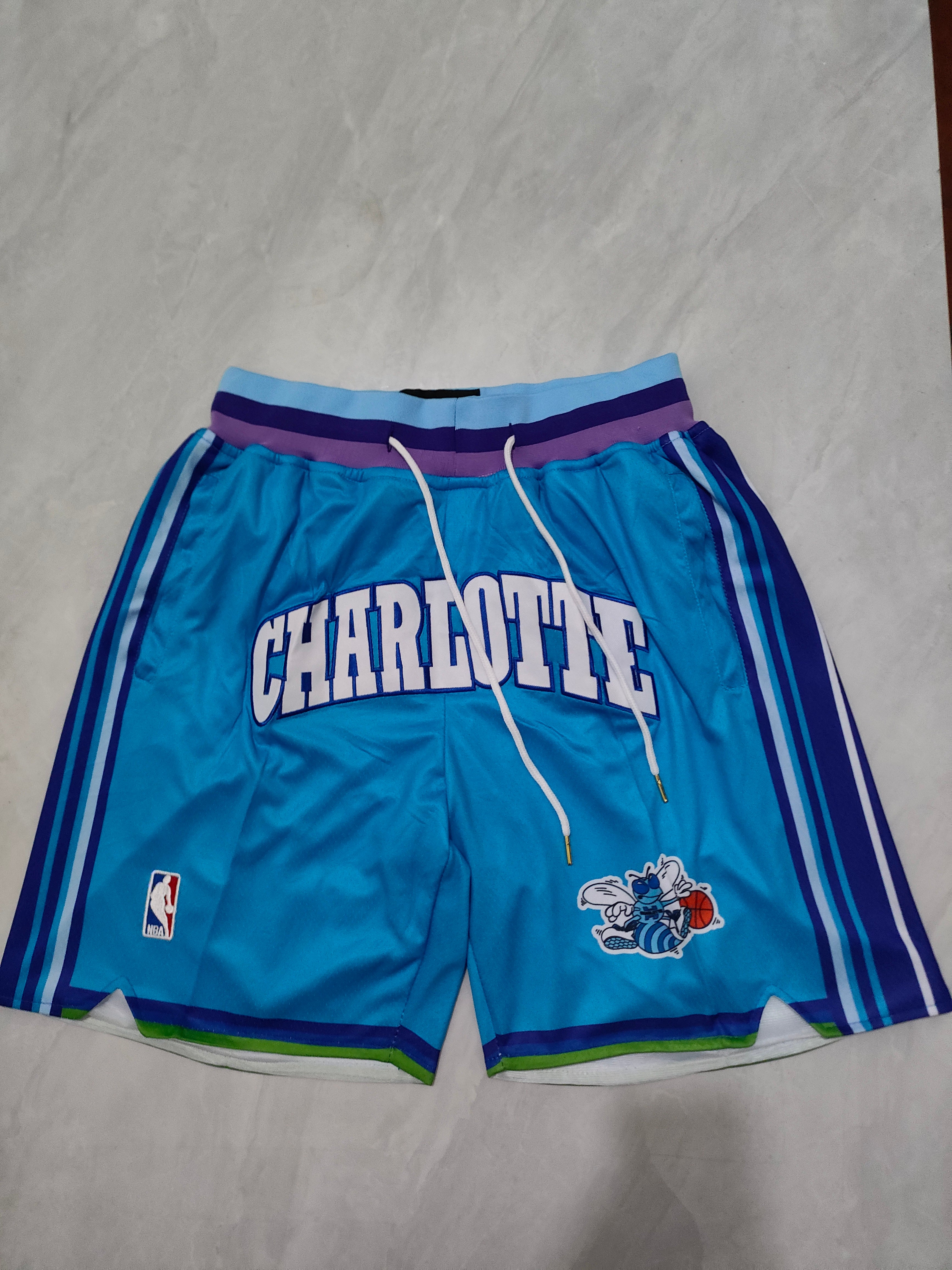 Hornets Classic Blue Pocket Shorts