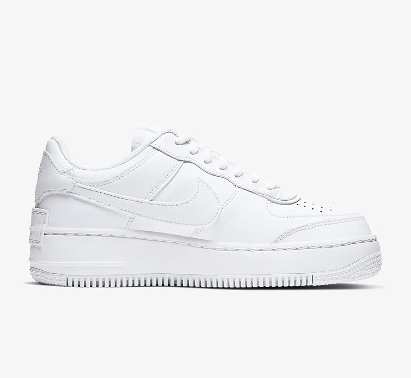 Nike airforce A1 double full white shoes