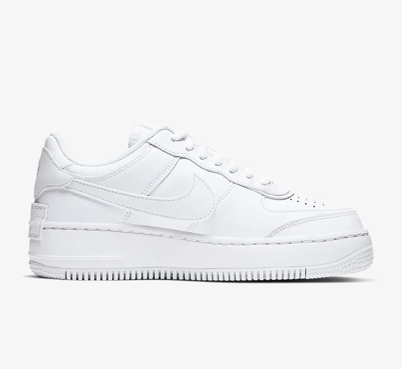 Nike airforce A1 double chaussures blanches complètes