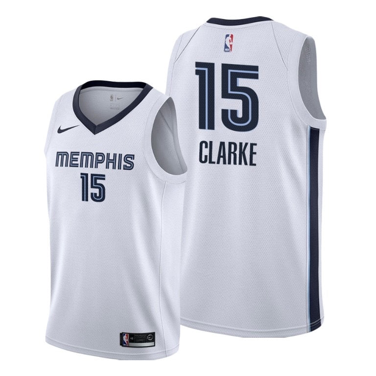 Maillot Memphis blanc 15 Clarke