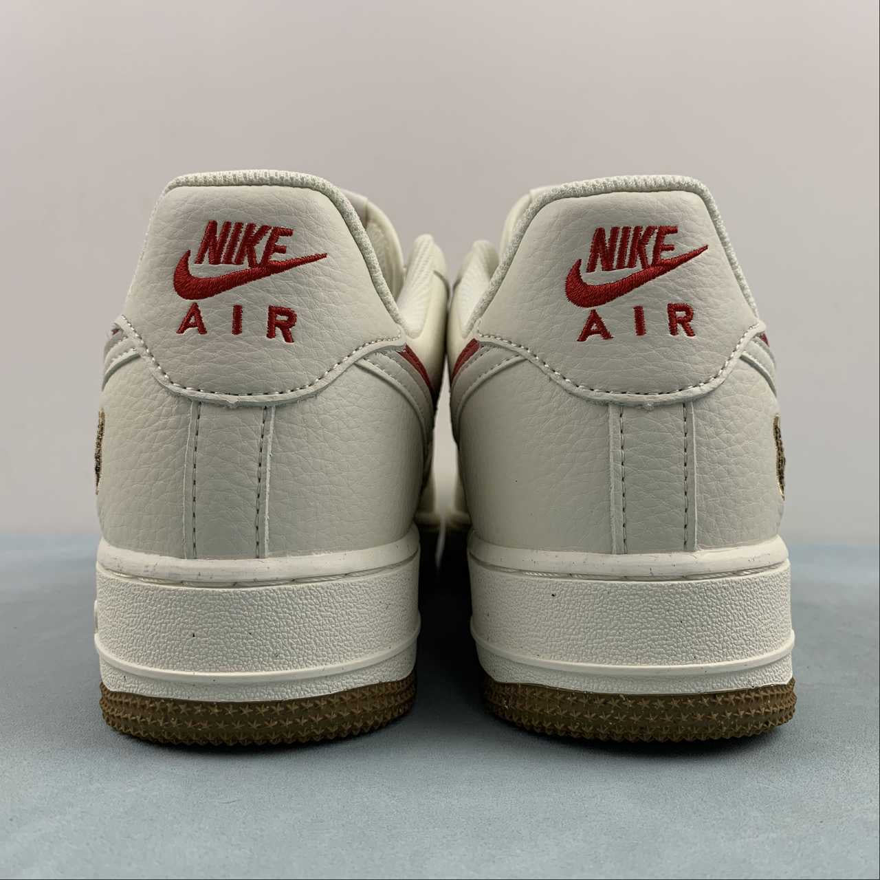 Nike airforce A1 grey red shoes