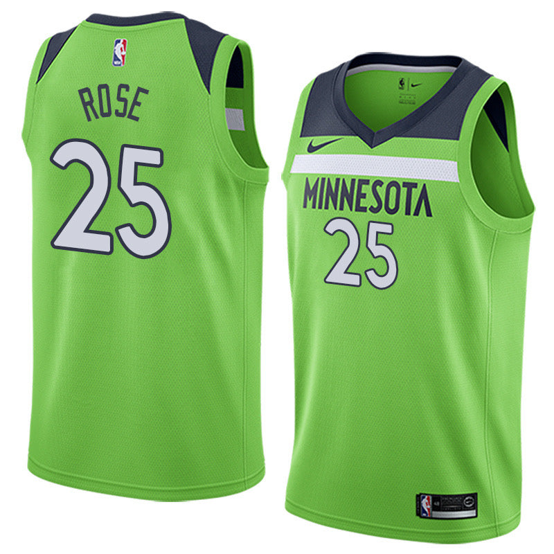 Wolves green 25 rose jersey