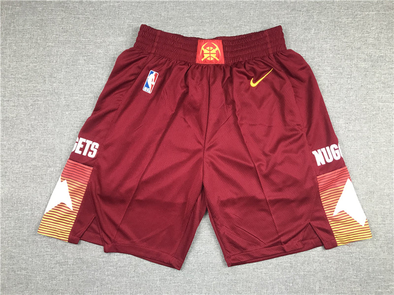 Short rouge des Nuggets de Denver