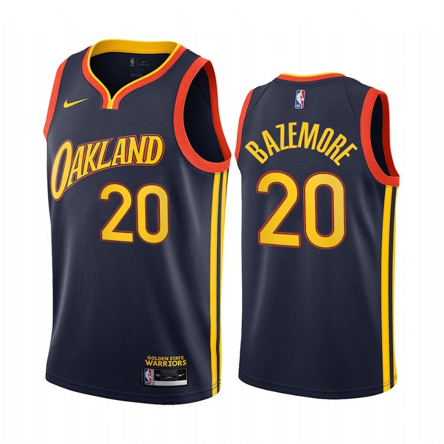 Maillot Oakland noir/orange 20 basemore