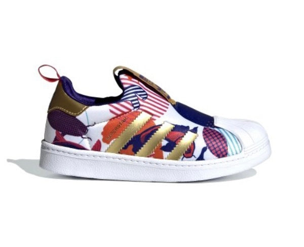 Adidas original superstar bleu noir rouge