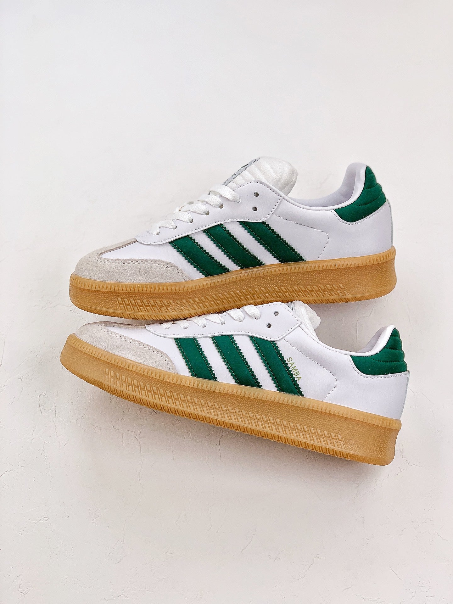 Adidas samba xl green shoes