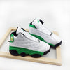Air jordan 13 retro BP white and green shoes