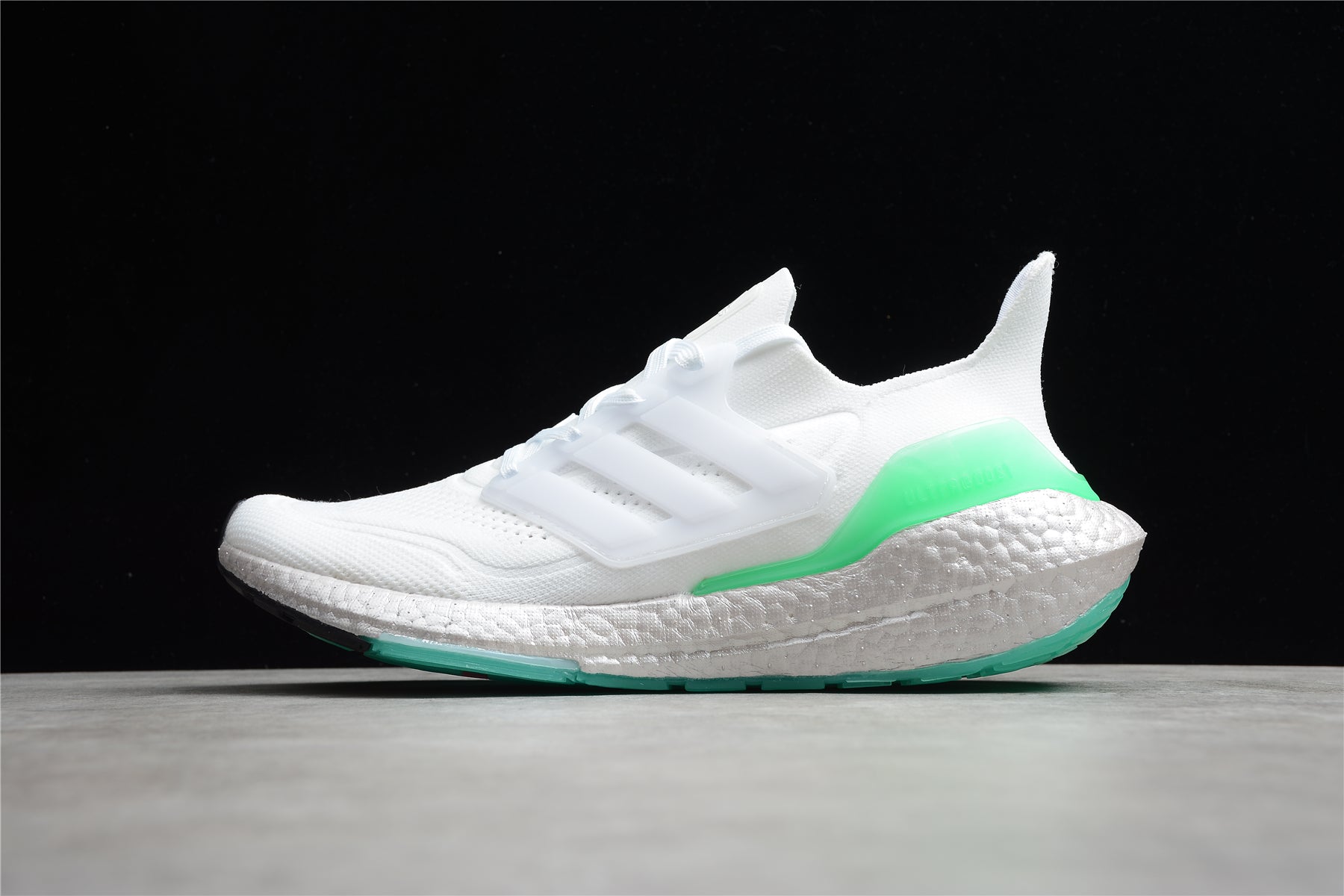 Adidas ultraboost white/green shoes