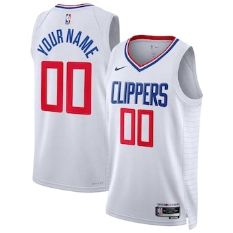 LA clippers white jersey