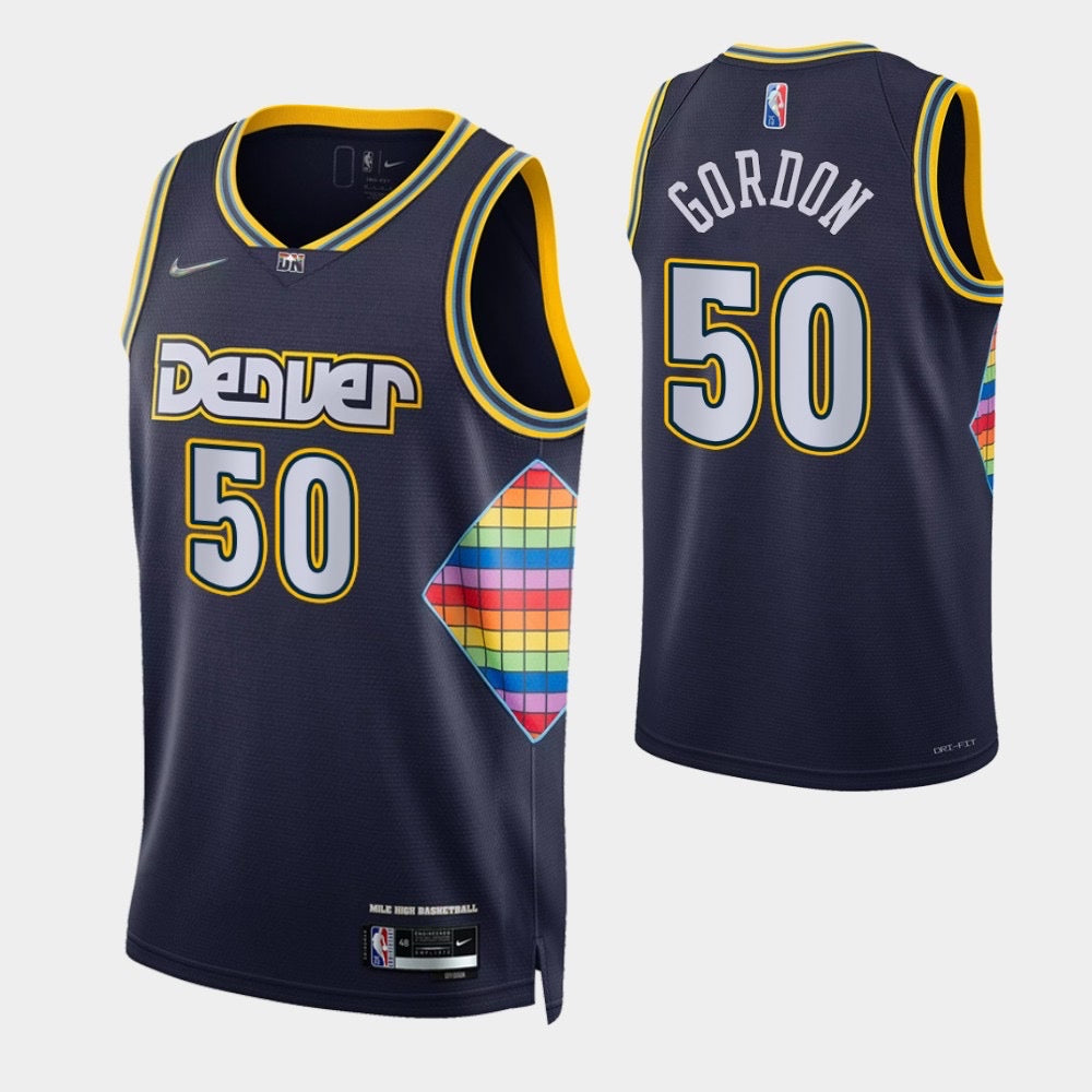 Maillot Denver bleu/multicolore 50 gordon