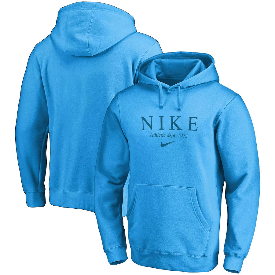 Nike 26 blue nike athletic dept 1972 hoodie