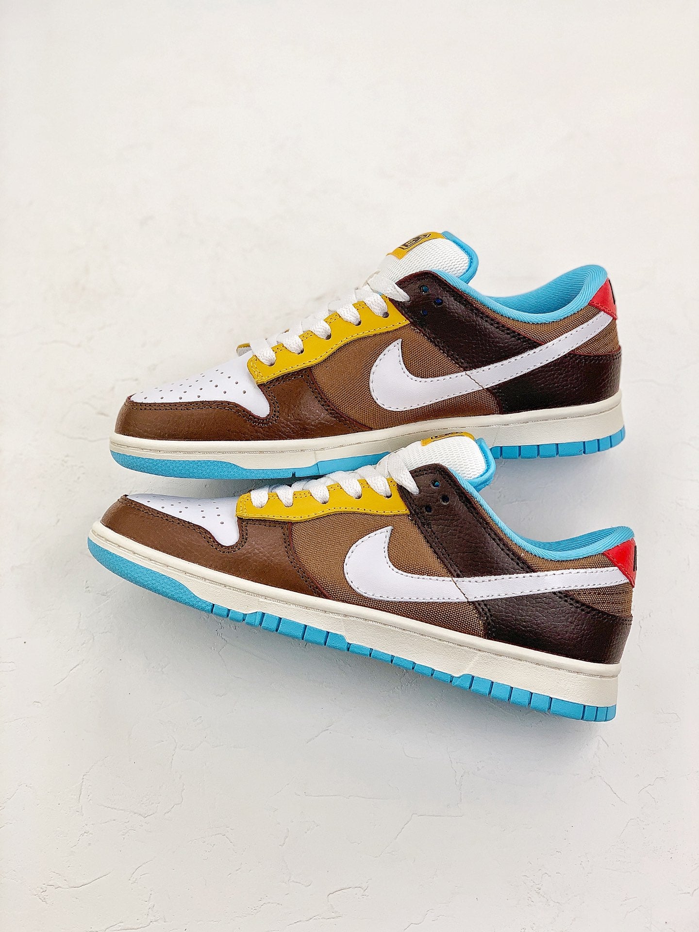 Nike SB Dunk Low " Brown yellow blue "