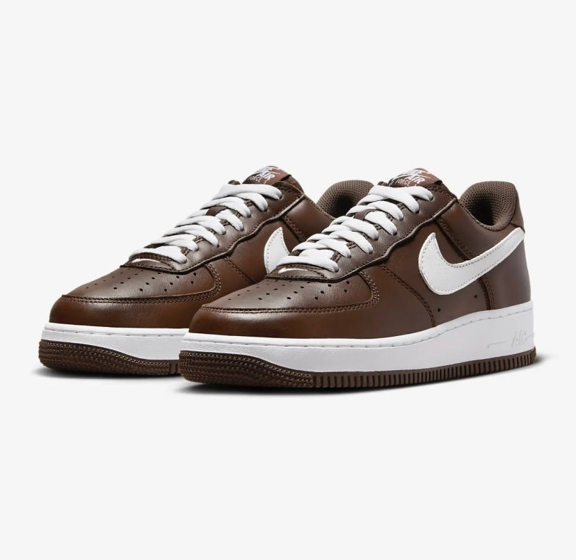 Nike airforce A1 chaussures marron chocolat