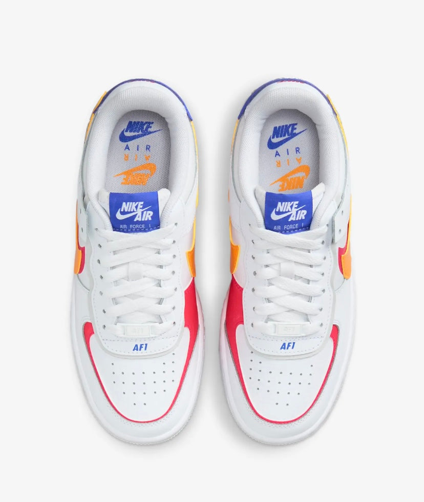 Nike airforce A1 double rose orange chaussures