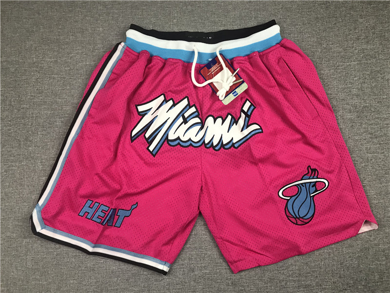 Miami heat pink shorts