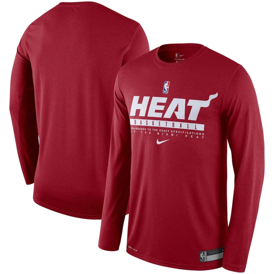 Miami Heats chemise longue rouge