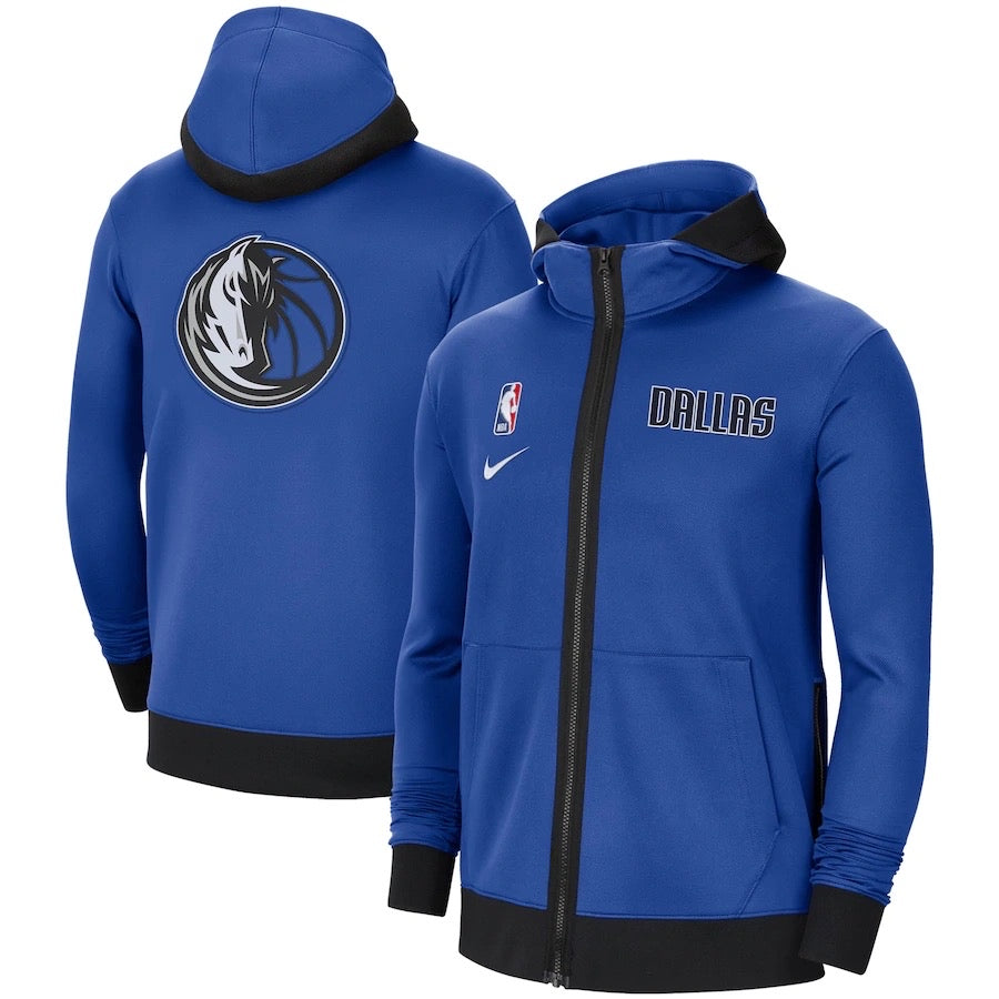 Veste bleue/noire des Dallas Mavericks