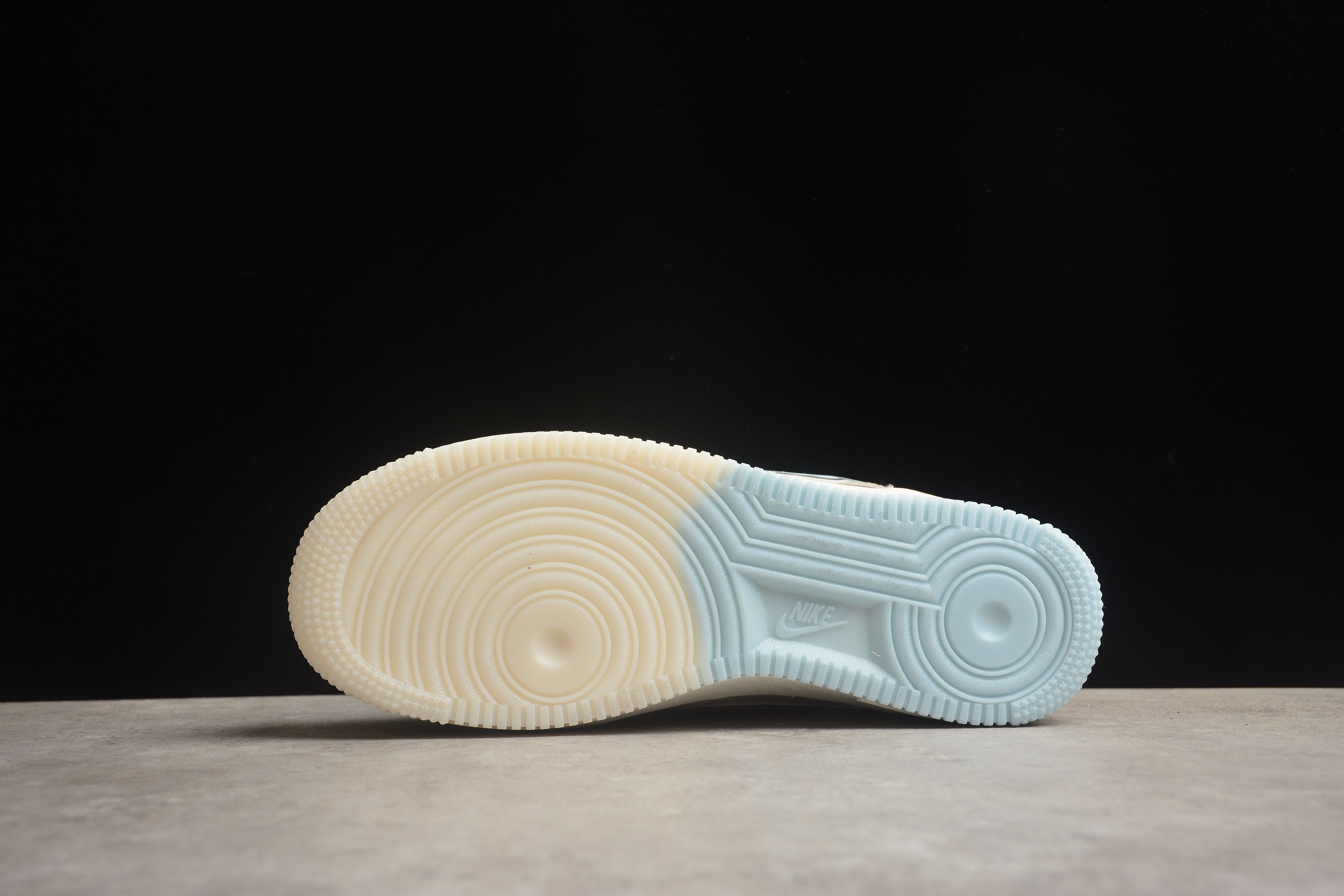 Nike airforce A1 blue ombre shoes