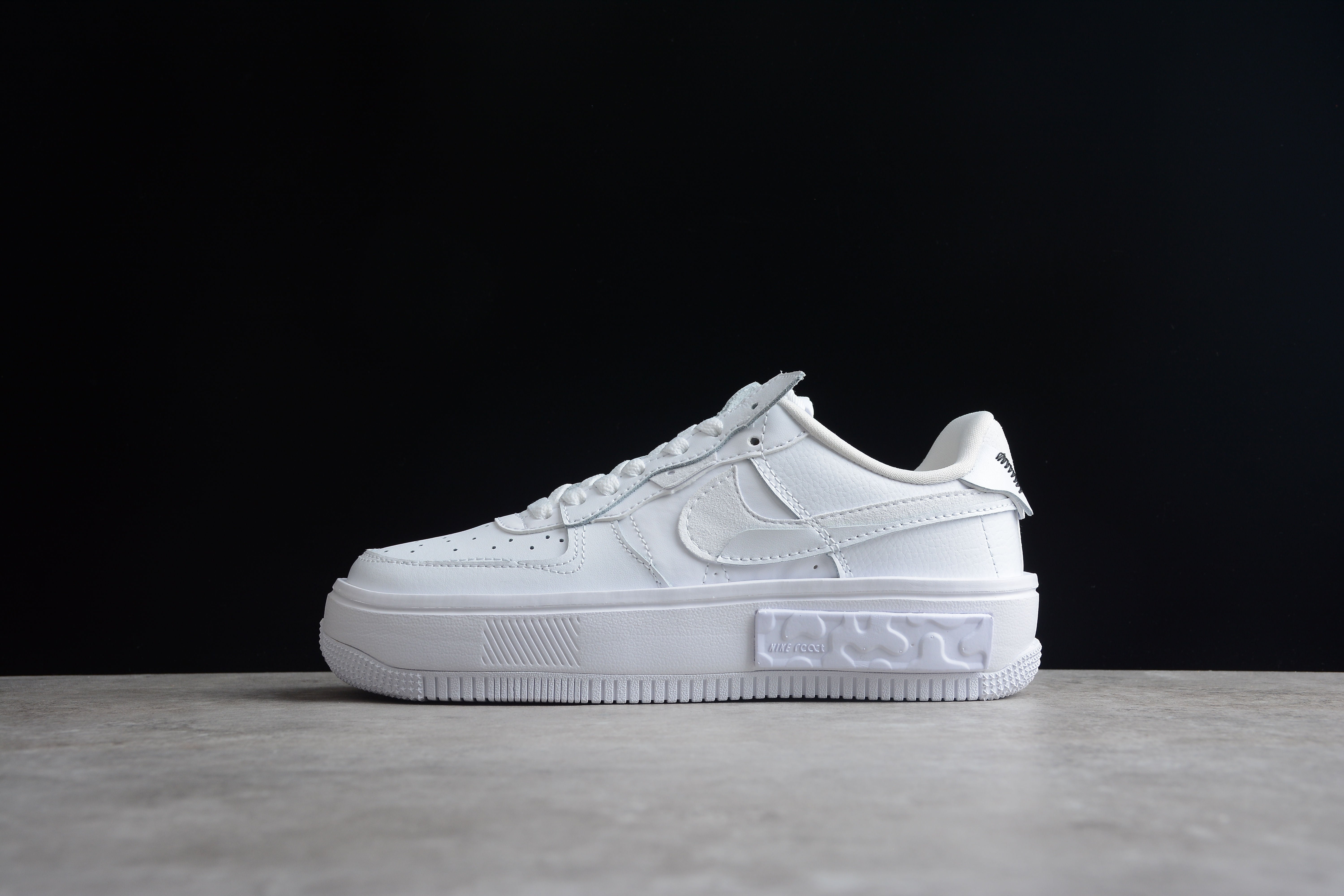 Nike airforce A1 chaussures blanches complètes