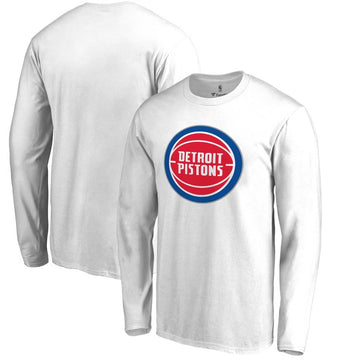Chemise longue blanche des pistons de Detroit