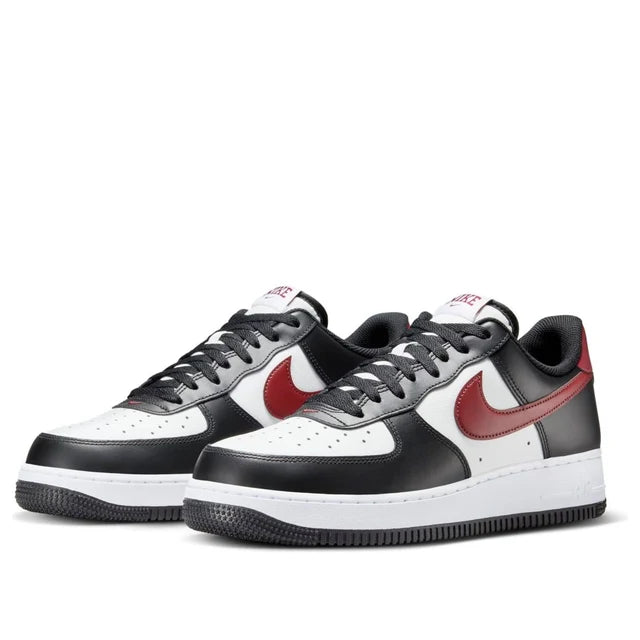 Nike Air Force 1 '07 'Black White Red'
