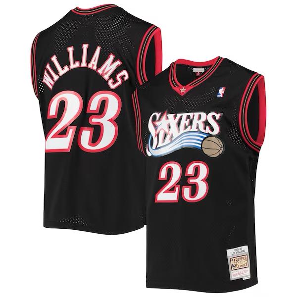 Retro Philadelphia 76ers 23 williams  jersey