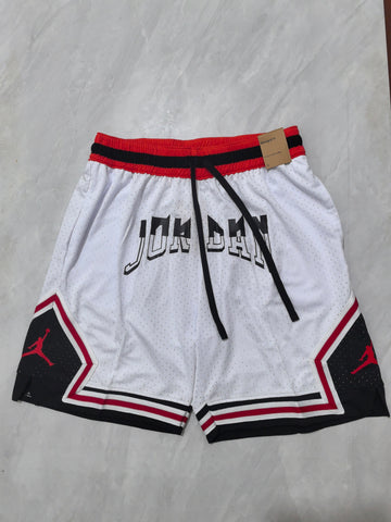 Jordan A-17 Watermark Red and White Basketball Shorts