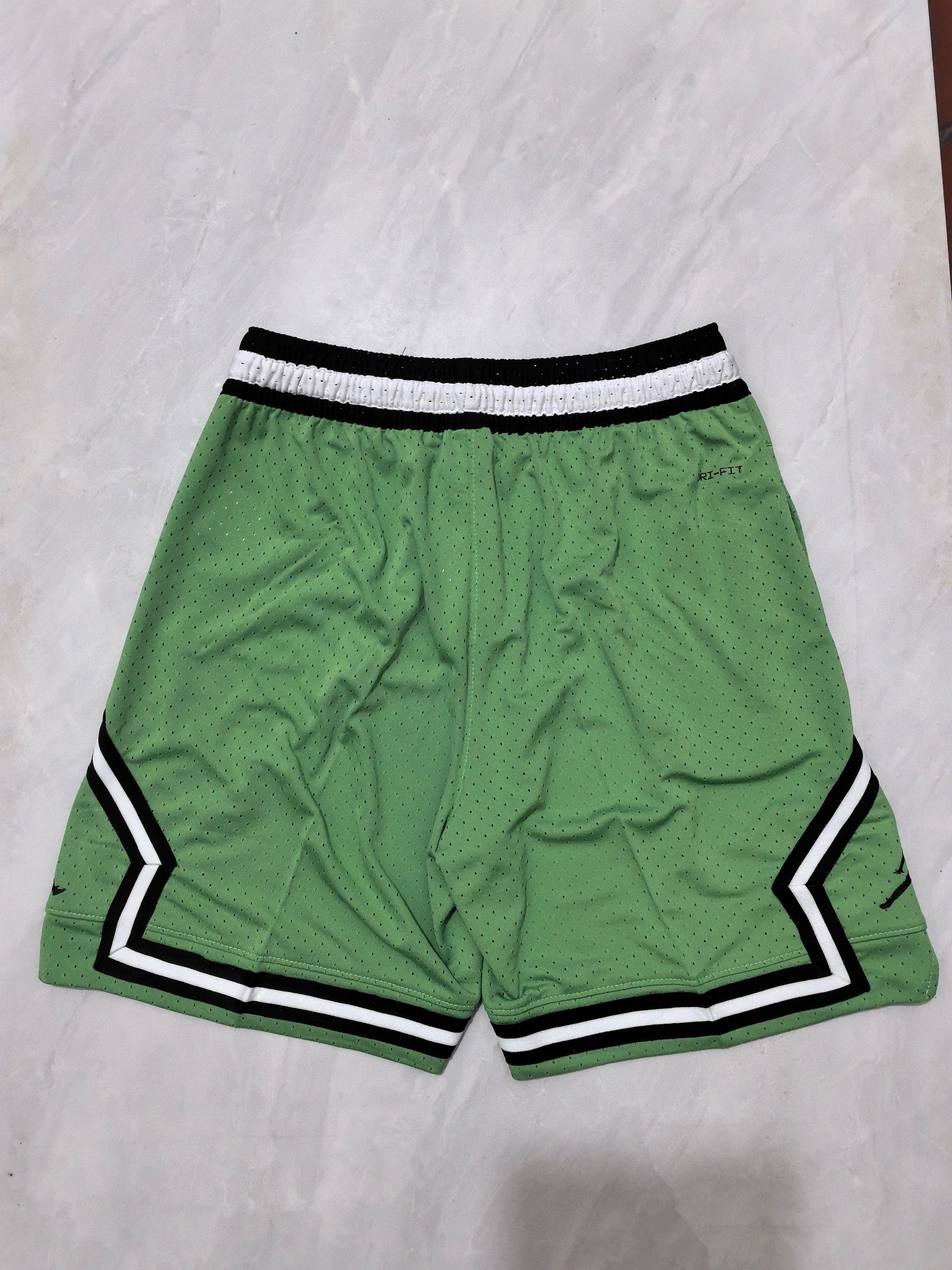 Jordan A-10 Green Basketball Shorts