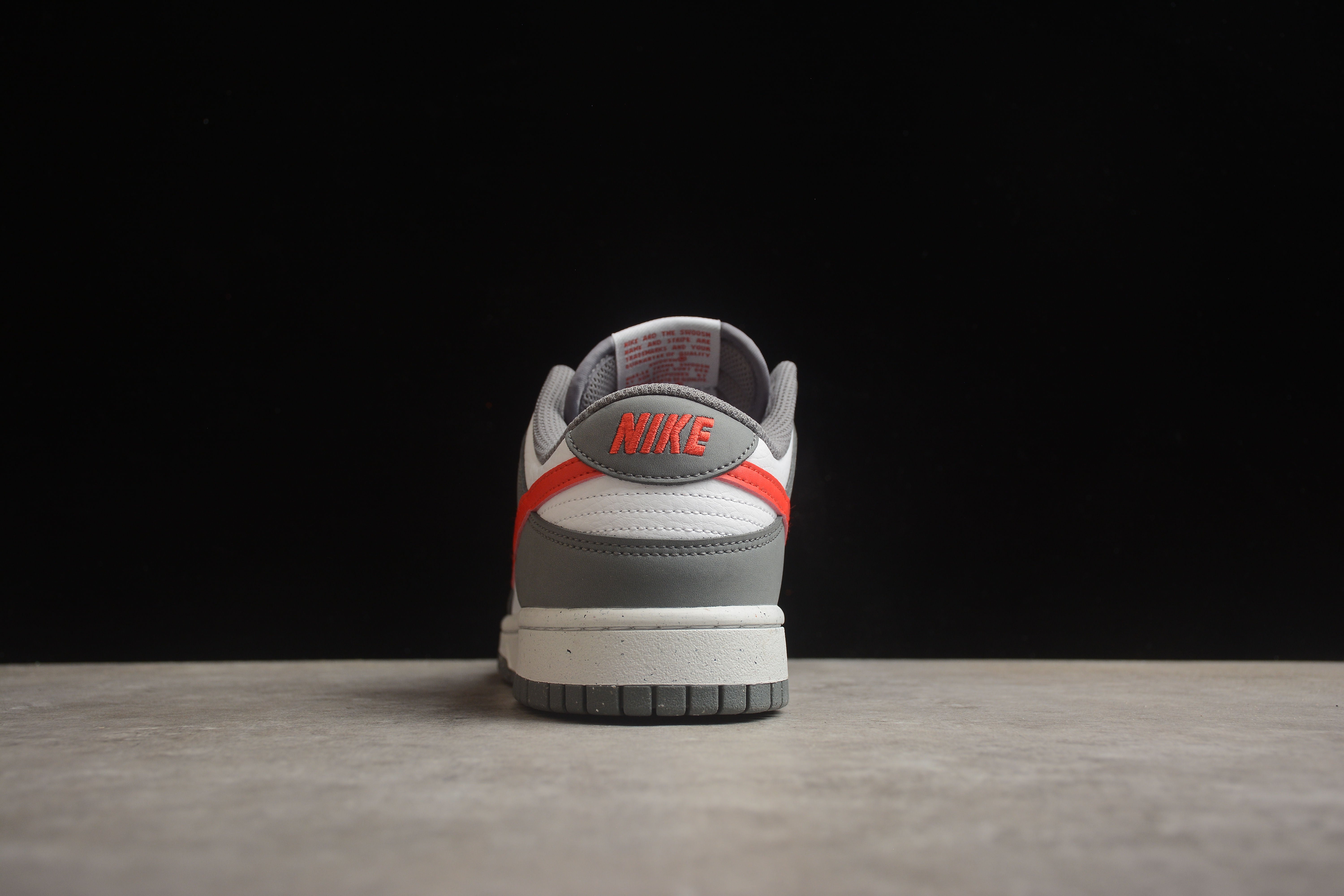 Nike SB low dunk white grey orange shoes