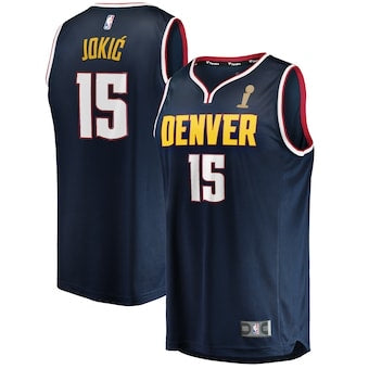 Denver nuggets navy blue jersey