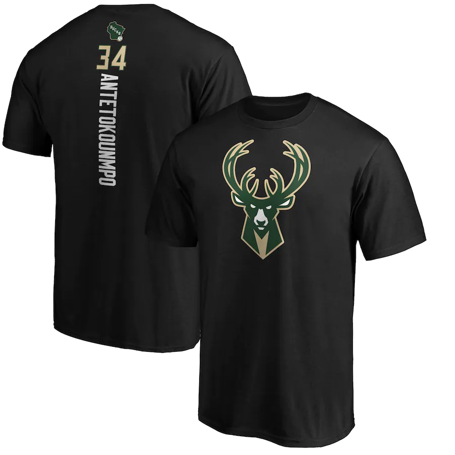 T-shirt Fanatics Équipe primaire masculine des Milwaukee Bucks