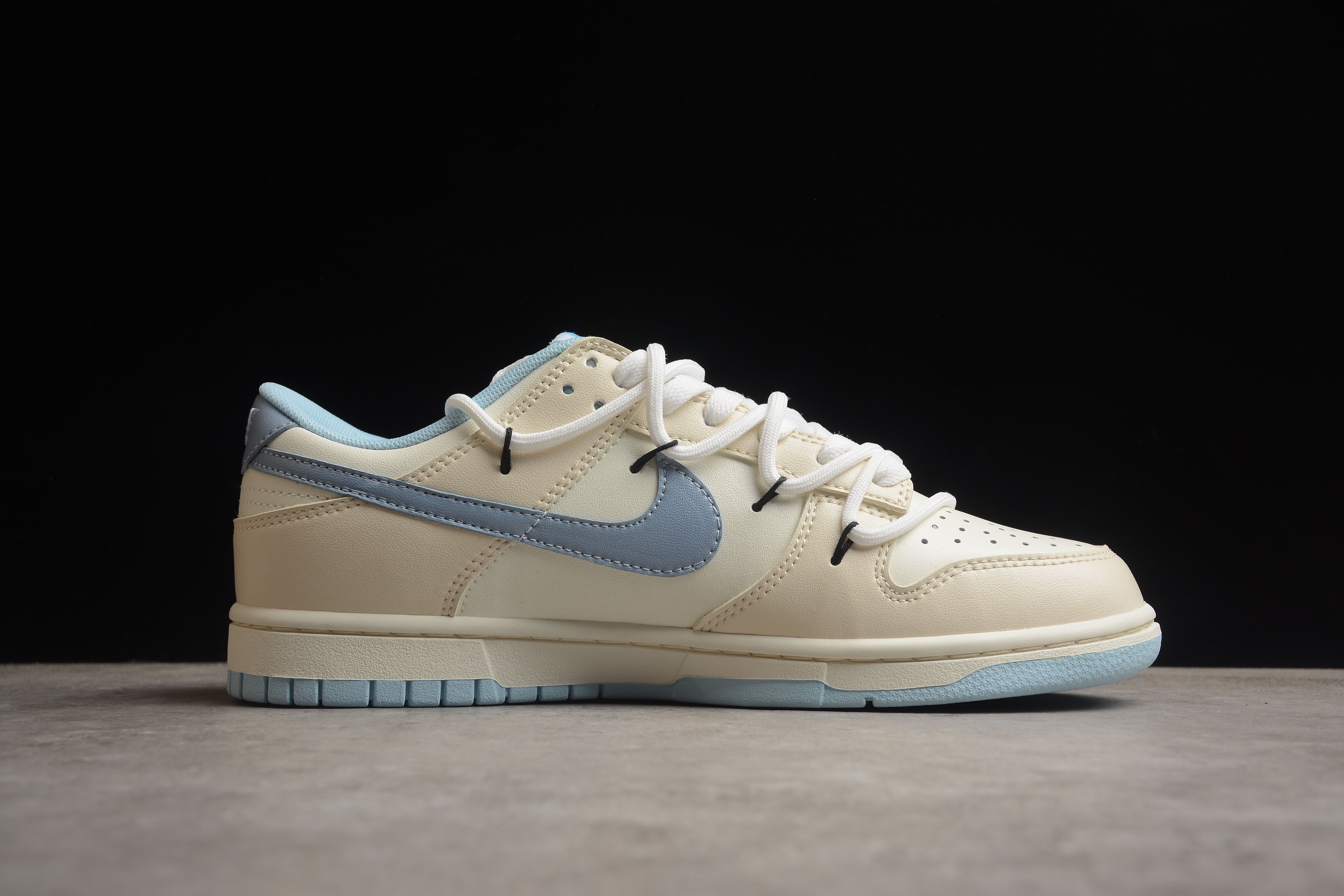 Nike SB dunk low chaussures de lait au sel de mer