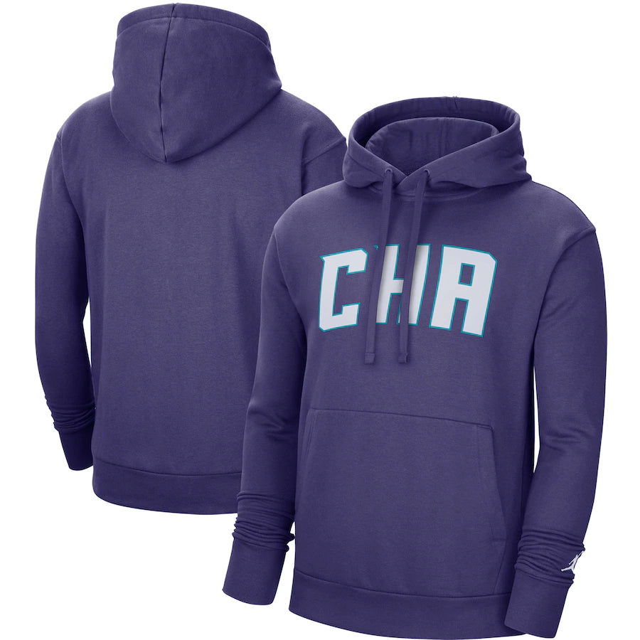 Sweat à capuche violet CHA Charlotte Hornets